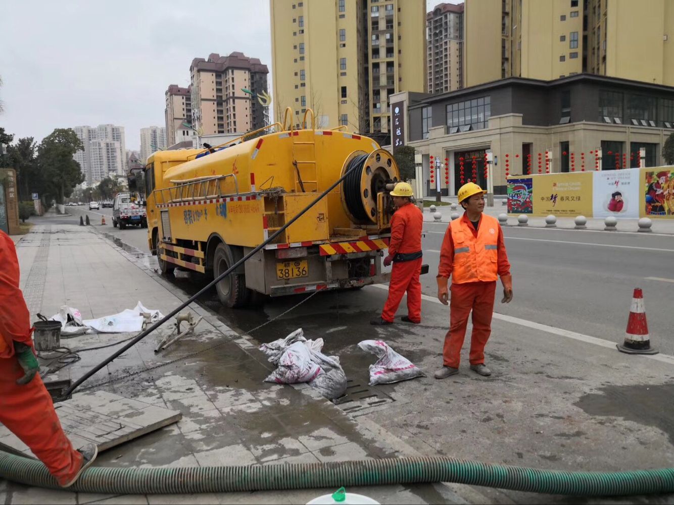 华宁排污管道清淤-管道清洗